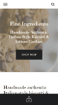Mobile Screenshot of fineingredients.com